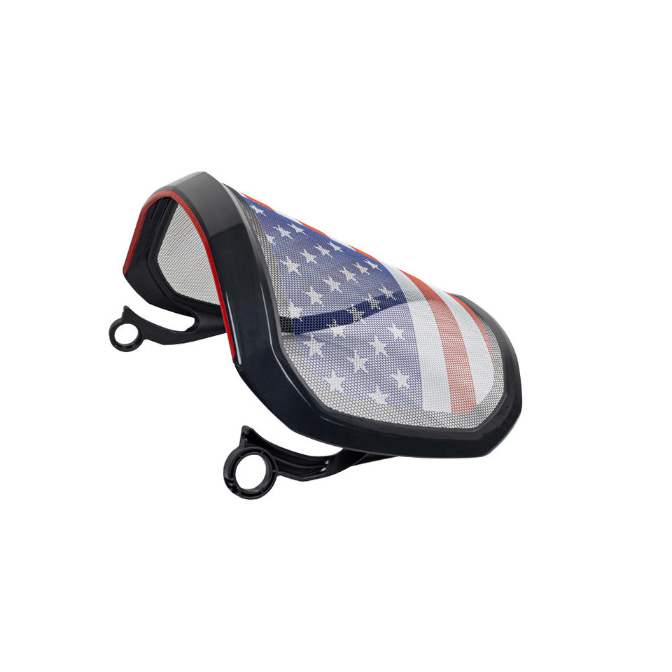 Protos Metal Visor - US Flag Print