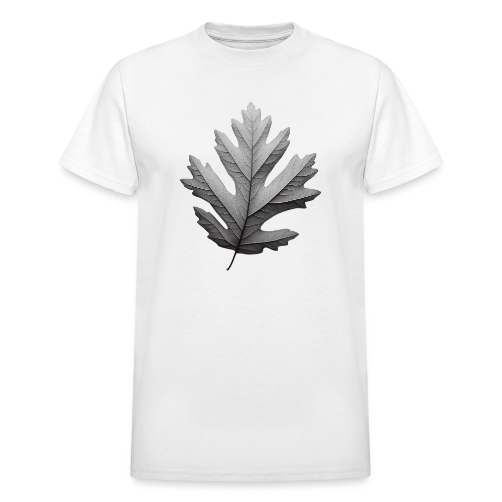 White Oak Leaf - white