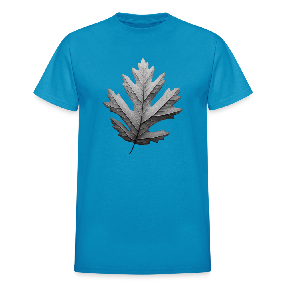 White Oak Leaf - turquoise