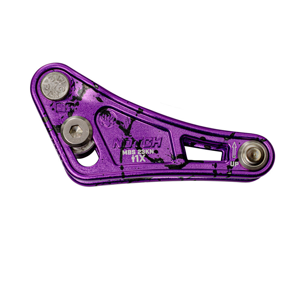 Notch Flow Adjustable Rope Wrench - Purple Splash – TREE SWAG