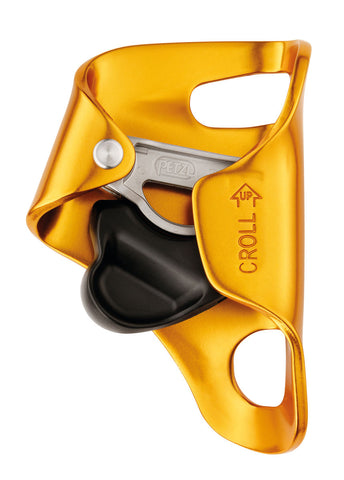 PETZL CROLL LEFT FACING ASCENDER FOR USE WITH 8mm - 13mm ROPES