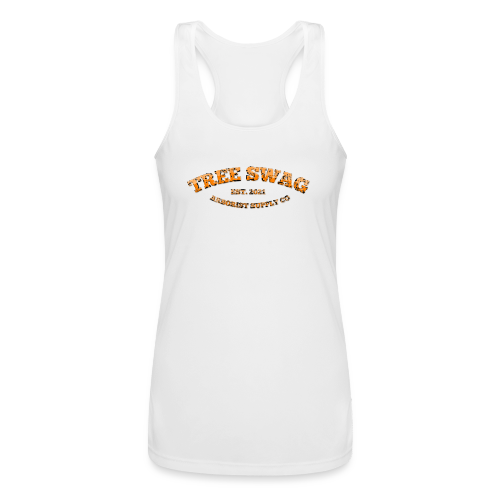 Women’s Performance Racerback Tank Top - white