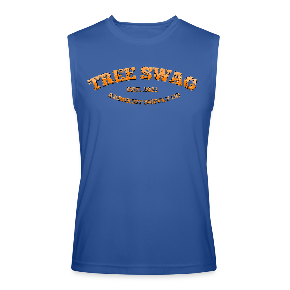 Men’s Tree Swag Sleeveless Shirt - royal blue