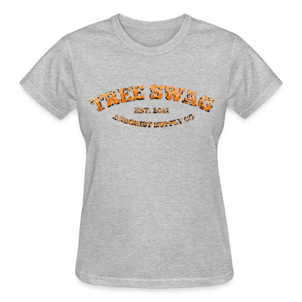 Tree Swag Ultra Cotton Ladies T-Shirt - heather gray
