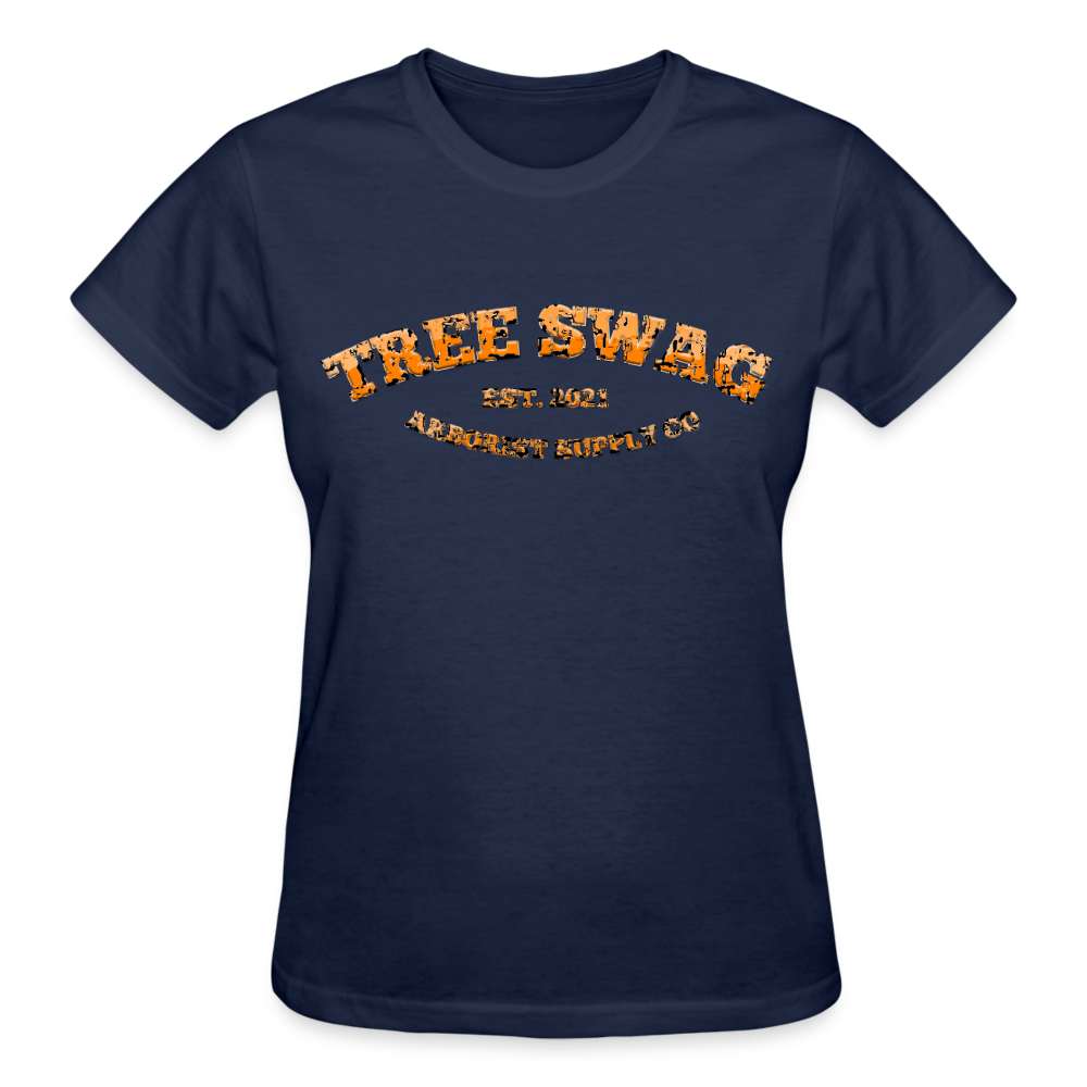 Tree Swag Ultra Cotton Ladies T-Shirt - navy