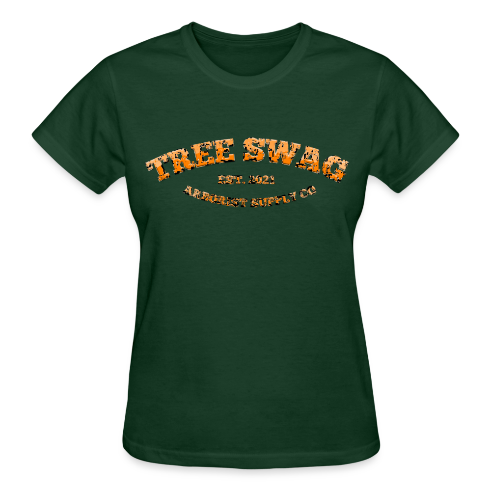 Tree Swag Ultra Cotton Ladies T-Shirt - forest green