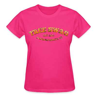 Tree Swag Ultra Cotton Ladies T-Shirt - fuchsia
