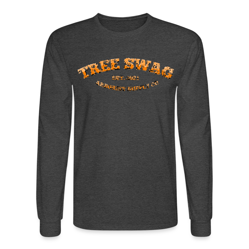 Tree Swag Men's Long Sleeve T-Shirt - heather black