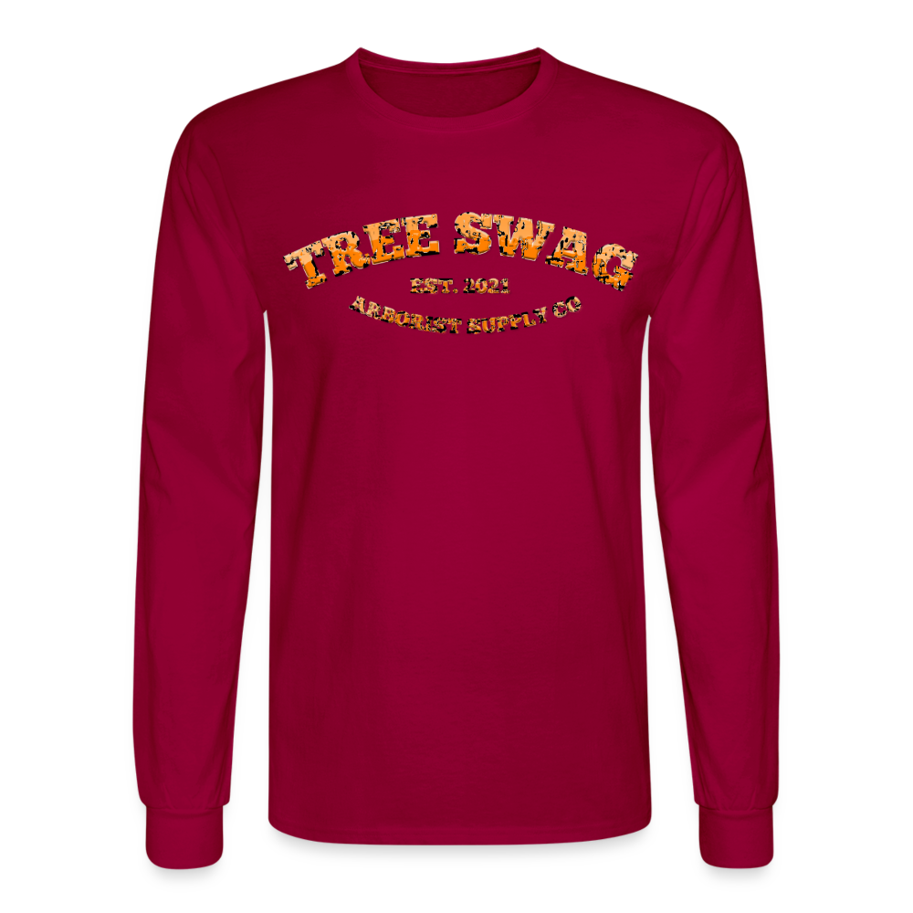 Tree Swag Men's Long Sleeve T-Shirt - dark red