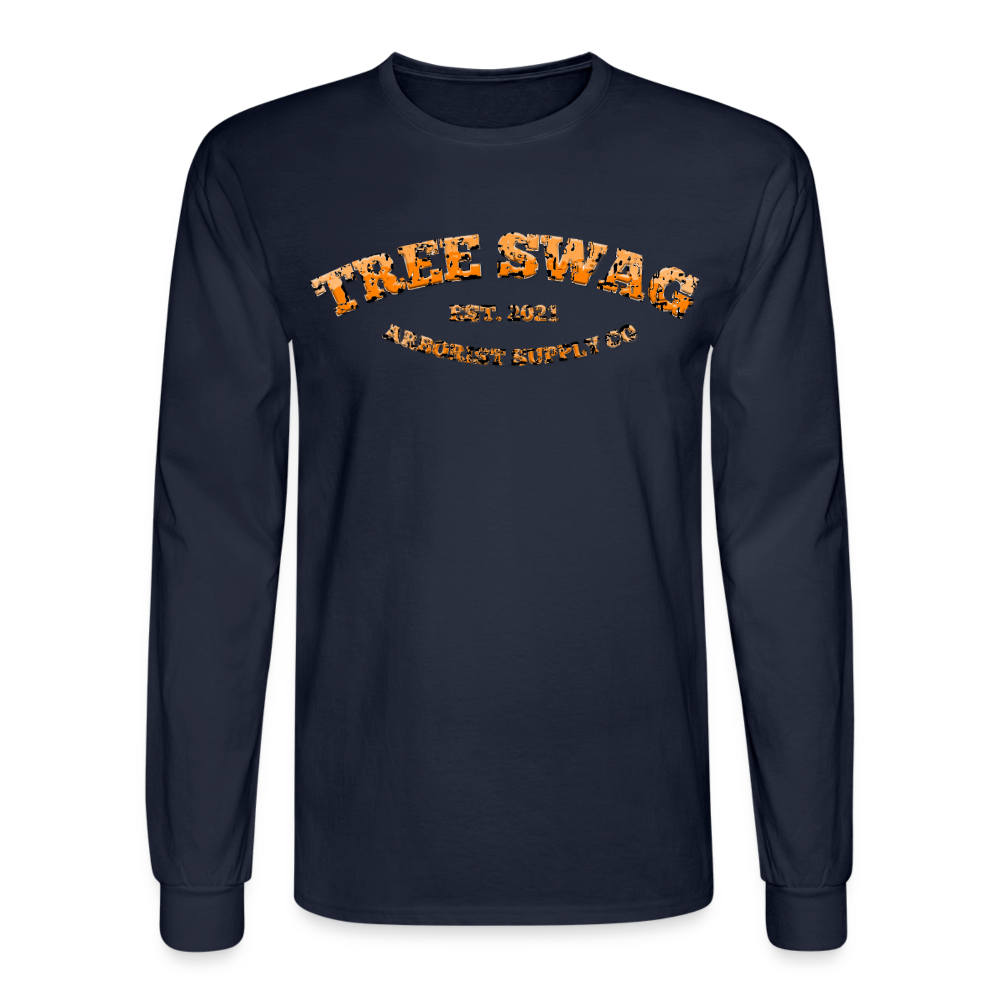 Tree Swag Men's Long Sleeve T-Shirt - navy