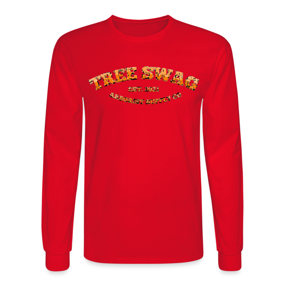 Tree Swag Men's Long Sleeve T-Shirt - red