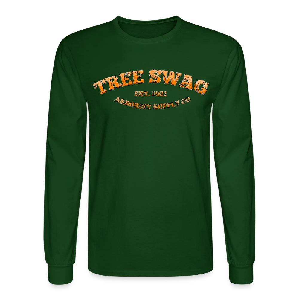 Tree Swag Men's Long Sleeve T-Shirt - forest green