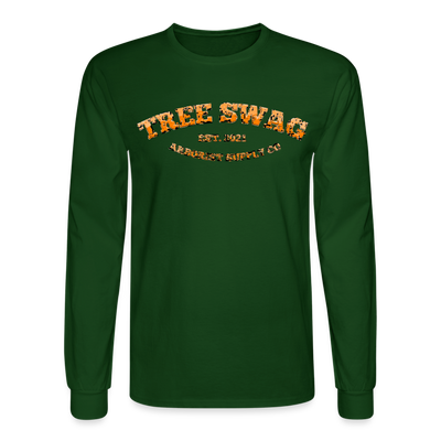 Tree Swag Men's Long Sleeve T-Shirt - forest green