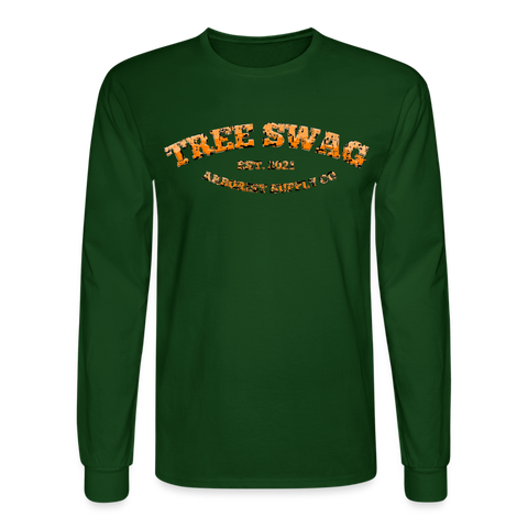 Tree Swag Men's Long Sleeve T-Shirt - forest green