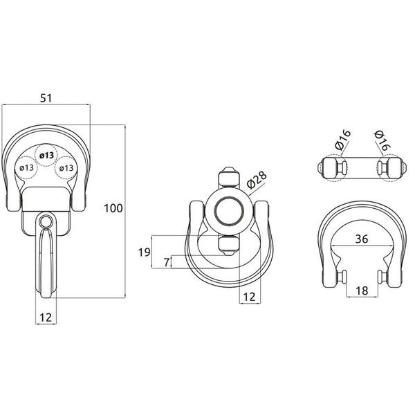 CAMP Enigma Openable Swivel