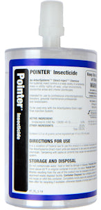 Pointer (Imidacloprid) Insecticide, Wedgle Direct-Inject, 120 ml.