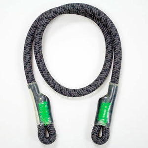 Rope Logic's 10mm 30in Grizzly Spliced Black BeeLine Eye To Eye Tail